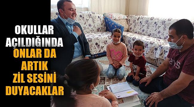 Okullar açıldığında onlarda artık zil sesini duyabilecek