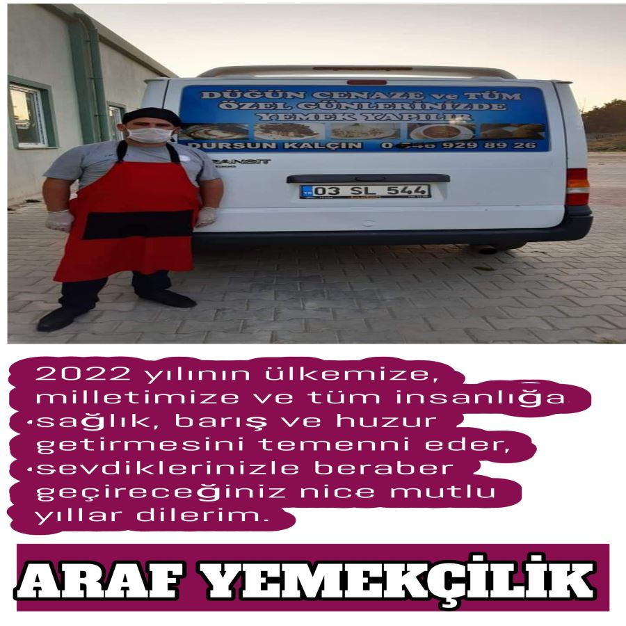 Araf Yemekçilikten Yeni Yıl Mesajı