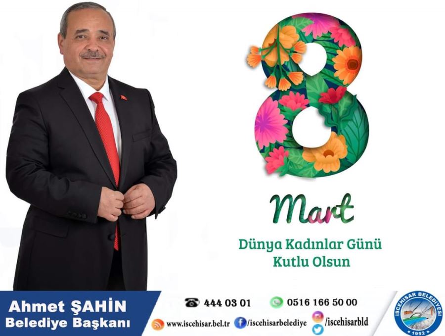 Başkan Şahinin, 8 Mart Dünya Kadınlar Günü Mesajı 