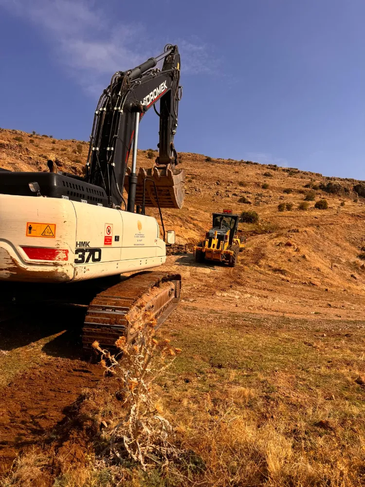 Ortapınar Köyünde Yayla Yollarında Çevre Düzenleme Çalışmaları 