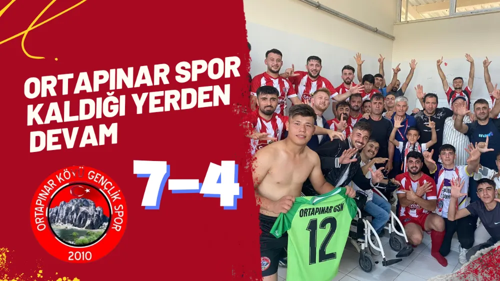 Ortapınar Spor Kaldığı Yerden Devam 