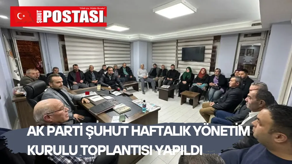 AK Parti Şuhut AK Parti 8. Olağan İl Kongresine Hazır